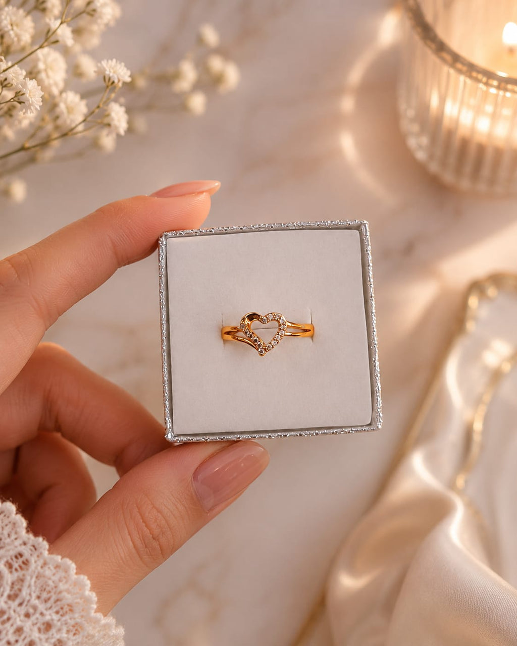 Sweet heart ring
