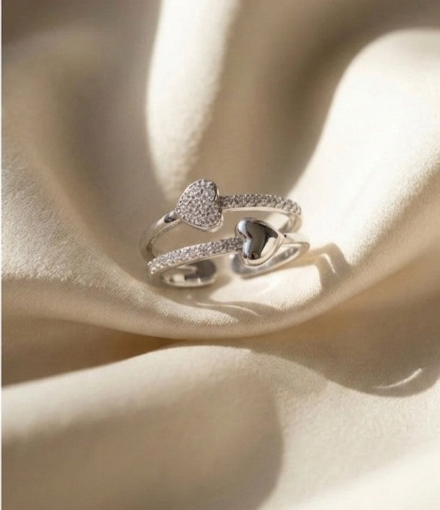 Twin Hearted Ring