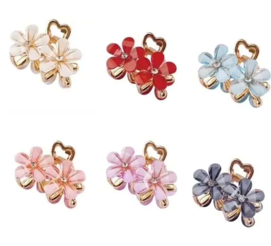 Korean flower claw clip(pack of 2)